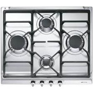 Placa smeg gas 60cm 4zonas inox